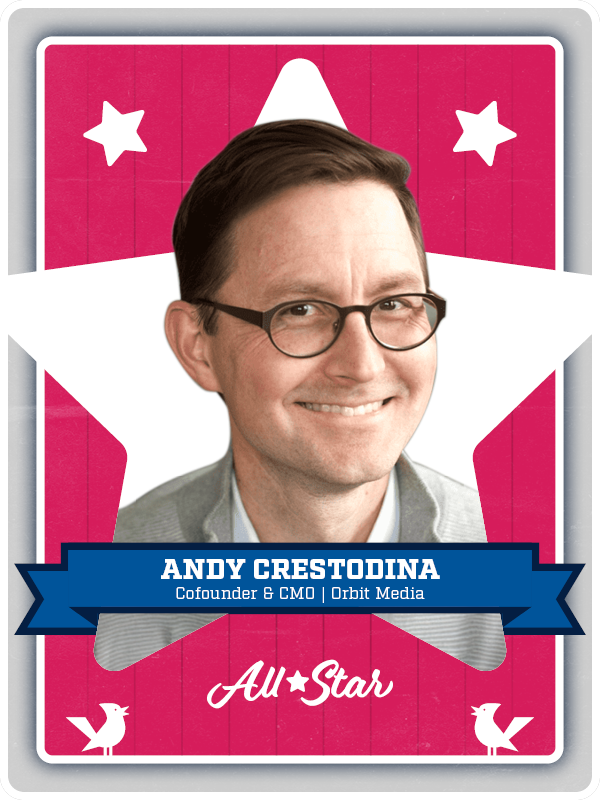 Baseball card of Andy Crestodina