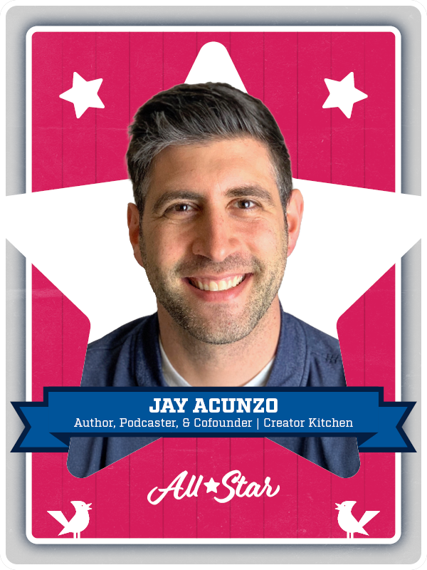 Baseball card of Jay Acunzo