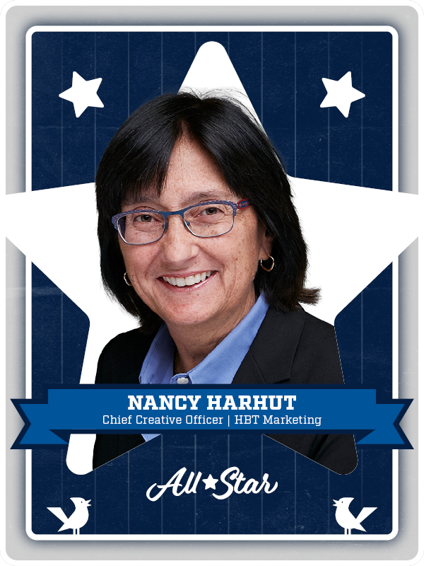 Baseball card of Nancy Harhut